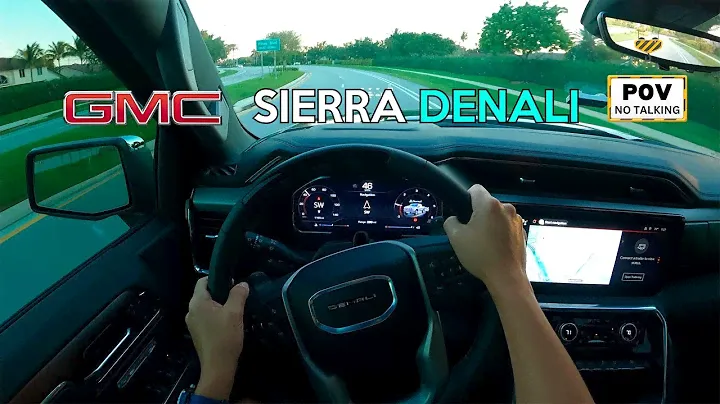 2024 GMC Sierra 1500 Denali: POV TEST DRIVE+ Interior and Exterior features