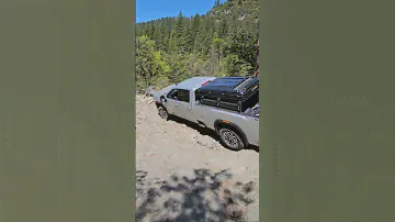 Sourgrass 4x4 in the tow rig! Not recommended doable with a great spotter! #1ton #gmc #4x4