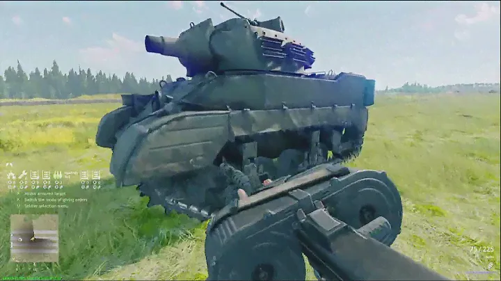 How to ammo rack a M8 Scott with a machine gun in Enlisted.