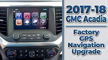 2017-2018 GMC Acadia Factory GPS Navigation Upgrade - Easy Plug & Play Install!