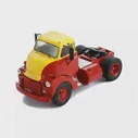 Модель автомобиля IXO - GMC 950 COE, 1954, Red/Yellow (Красный/Желтый), TR081, 1:43