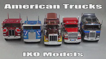 Масштабные модели американских седельных тягачей | IXO Models | Коллекция грузовых автомобилей 1:43
