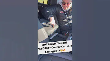Check out this *Awesome* Storage Solution on the 2024 GMC Yukon Denali!