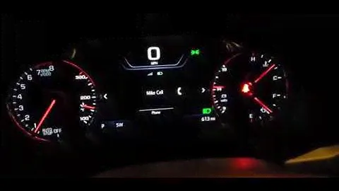 2020 GMC Acadia SLT Interior (night)
