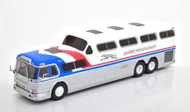 1:43 автобус GMC SCENICRUISER "GREYHOUND" 1956 White/Silver