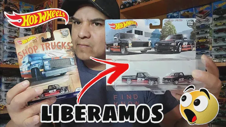 2 PACK CHEVY SILVERADO  SYCLONE & 83 CHEVY BORLA DIFERENCIAS #toys #hotwheels #video #matchbox #mv2